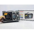 RAISENG R-2008UAT FM AM SW 3 Band Vintage Retro Radio Rechargeable Radio With USB SD TF Mp3 Player